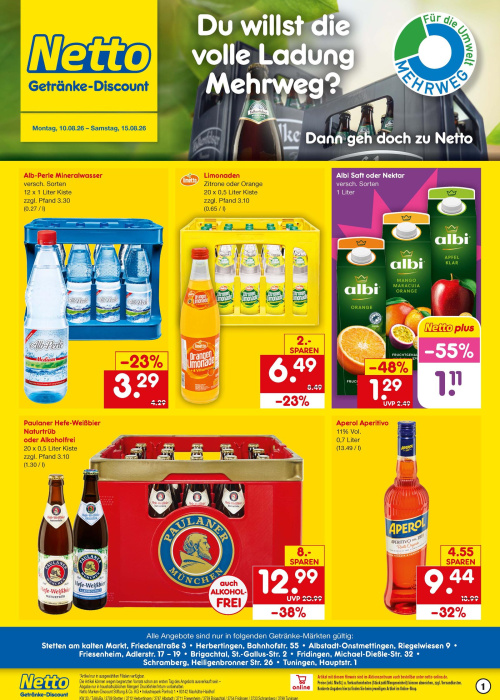 Getränkemarkt in deiner Nähe