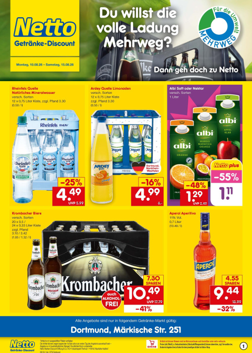 Getränkemarkt in deiner Nähe