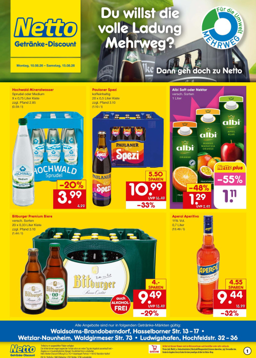 Getränkemarkt in deiner Nähe