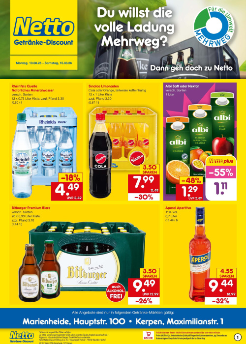 Getränkemarkt in deiner Nähe