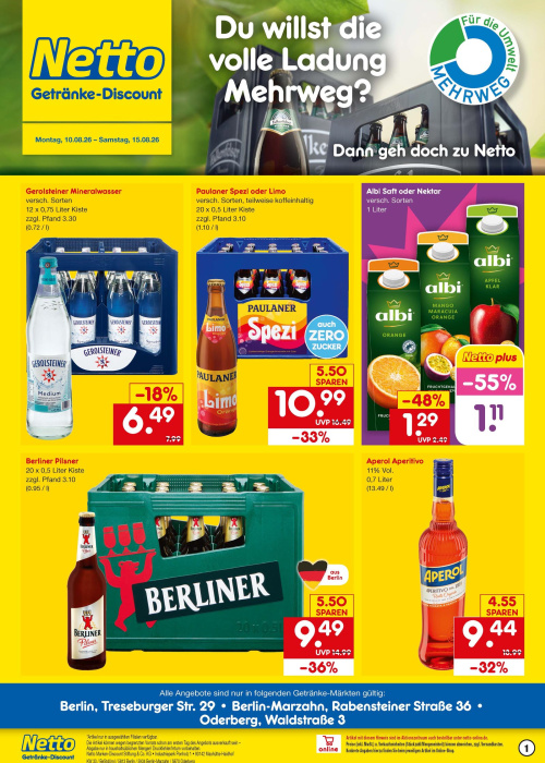 Getränkemarkt in deiner Nähe