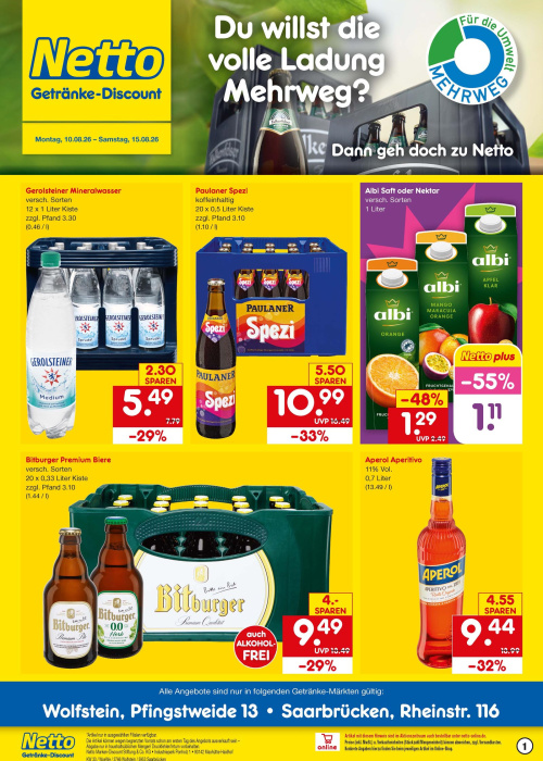 Getränkemarkt in deiner Nähe