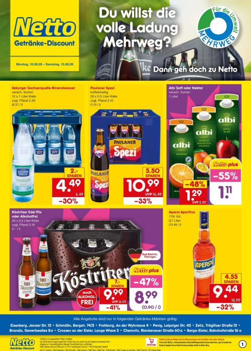 Getränkemarkt in deiner Nähe