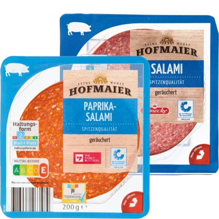 Salami-Aufschnitt