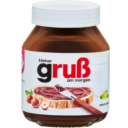 Nutella kleiner Gruß am Morgen