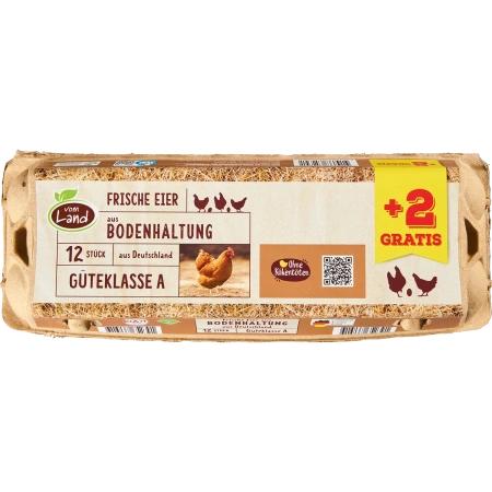 Eier aus Bodenhaltung
