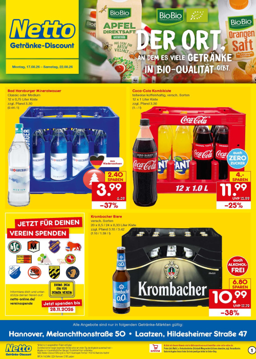 Getränkemarkt in deiner Nähe