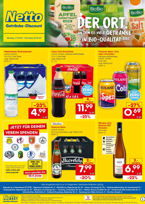 Getränkemarkt in deiner Nähe