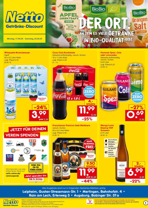 Getränkemarkt in deiner Nähe