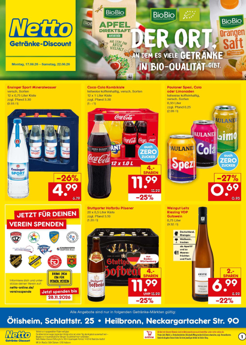 Getränkemarkt in deiner Nähe