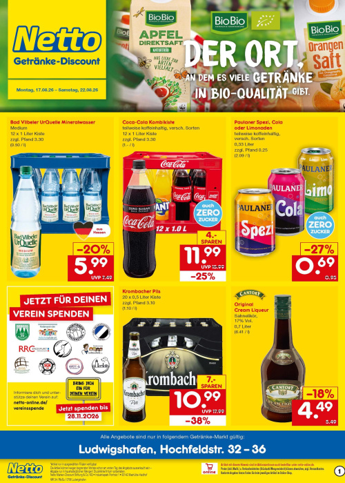 Getränkemarkt in deiner Nähe