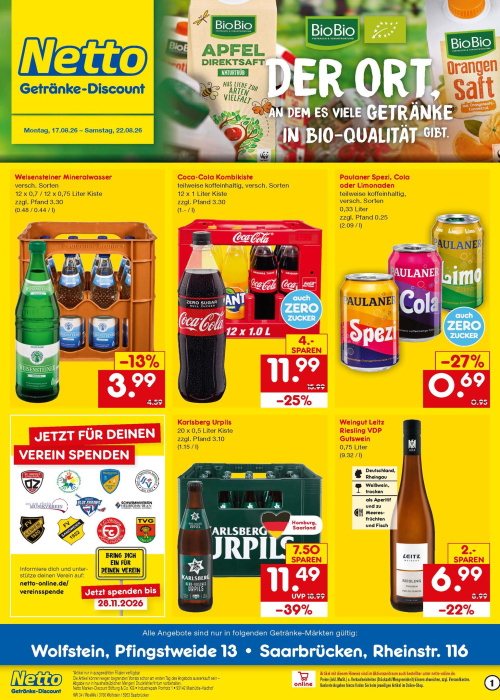 Getränkemarkt in deiner Nähe