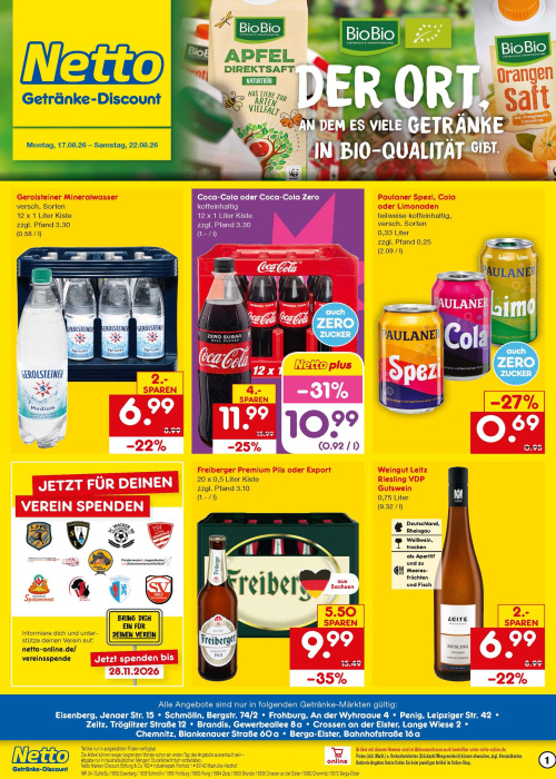 Getränkemarkt in deiner Nähe