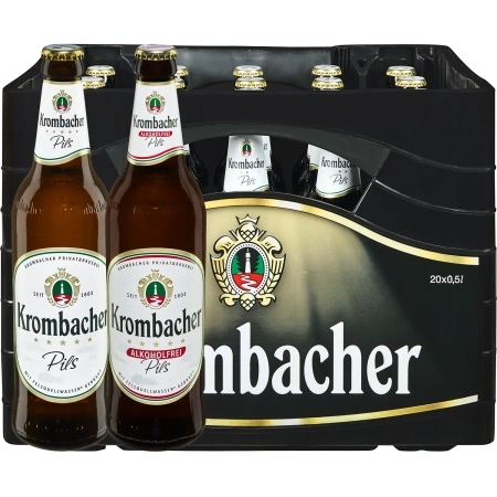 Krombacher Pils oder Alkoholfrei