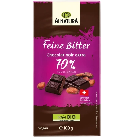 Bio Alnatura feine Bitter Schokolade