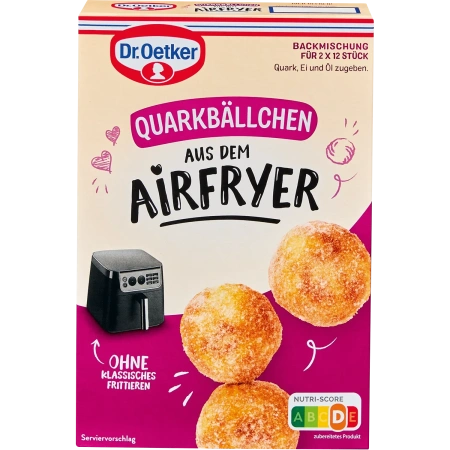 Dr. Oetker Backmischungen aus dem Airfryer