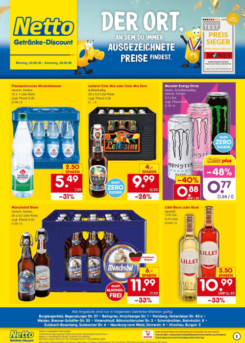 Getränkemarkt in deiner Nähe