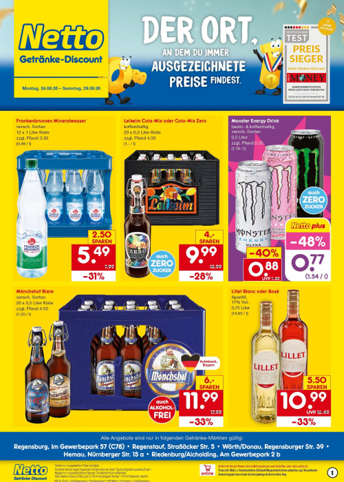 Getränkemarkt in deiner Nähe