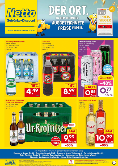 Getränkemarkt in deiner Nähe