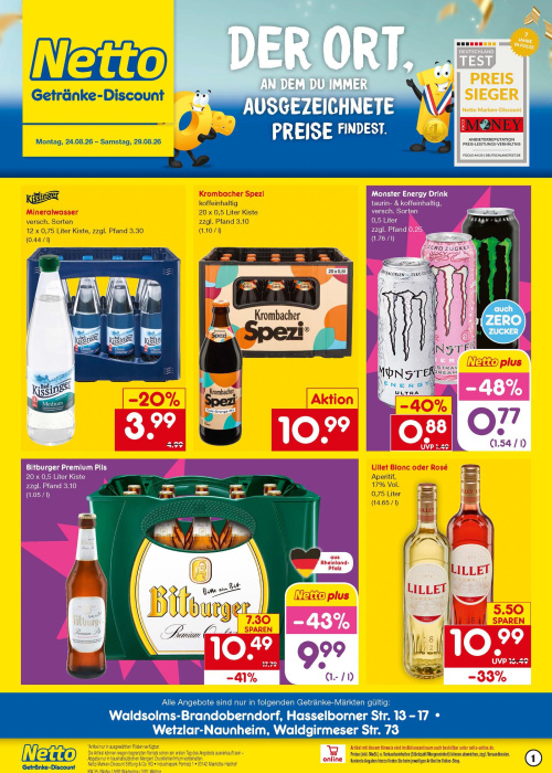 Getränkemarkt in deiner Nähe