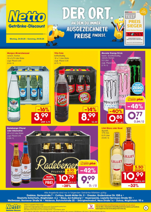 Getränkemarkt in deiner Nähe
