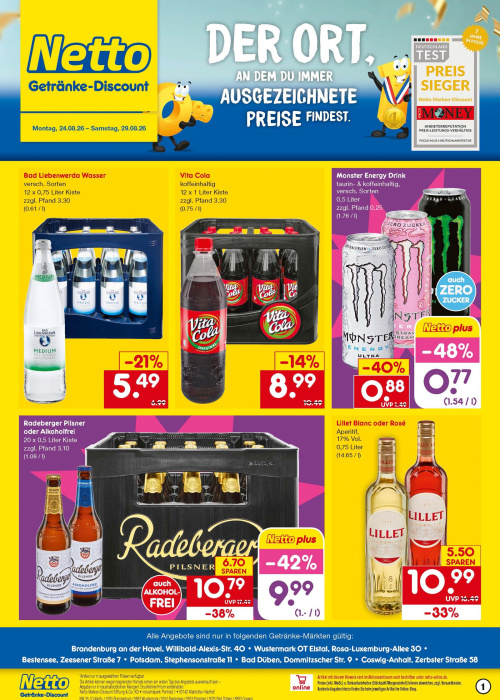 Getränkemarkt in deiner Nähe