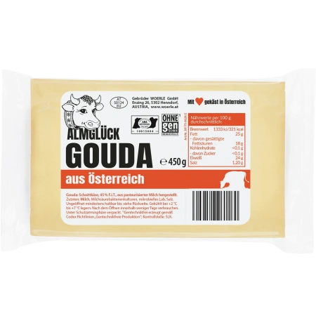 Woerle Almglück Gouda Stück