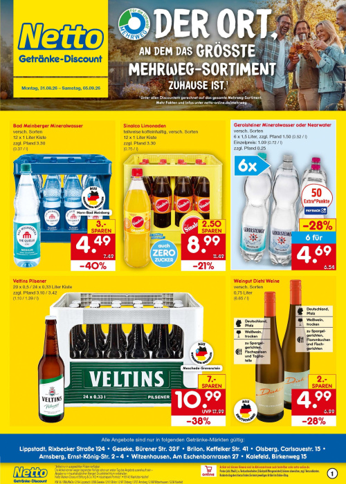 Getränkemarkt in deiner Nähe