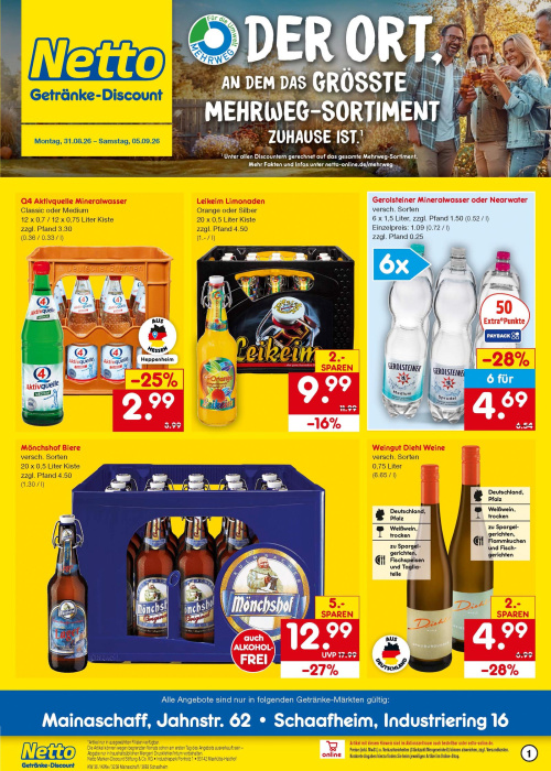 Getränkemarkt in deiner Nähe