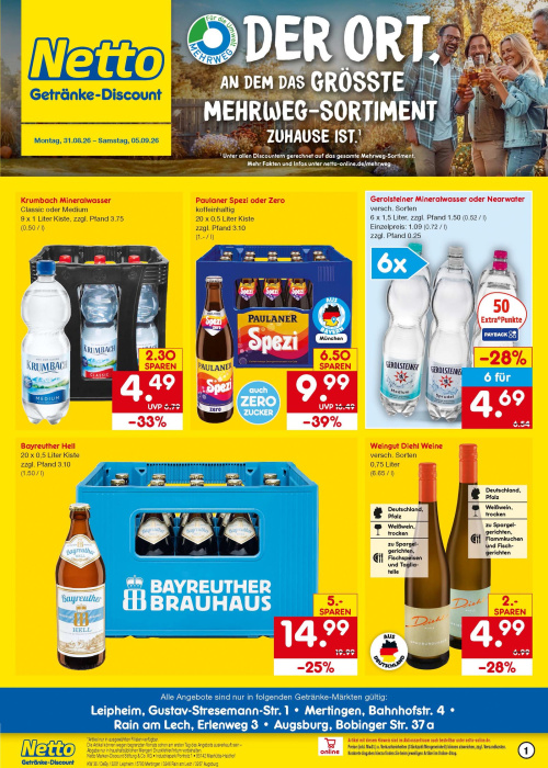 Getränkemarkt in deiner Nähe