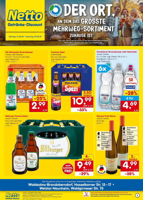 Getränkemarkt in deiner Nähe