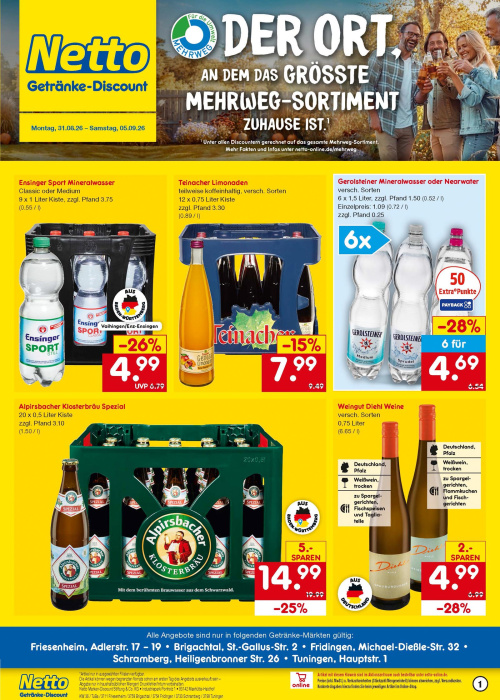 Getränkemarkt in deiner Nähe
