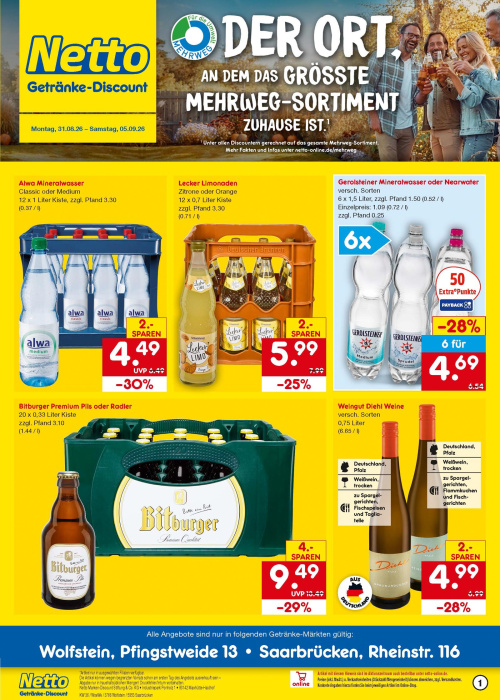 Getränkemarkt in deiner Nähe