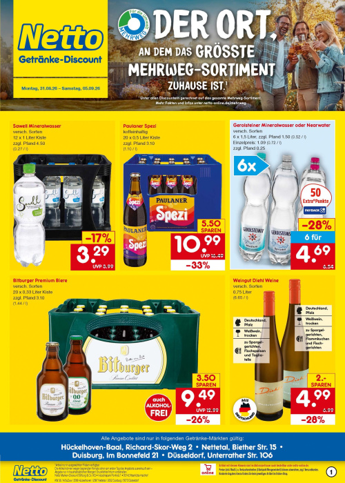 Getränkemarkt in deiner Nähe