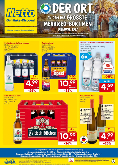 Getränkemarkt in deiner Nähe