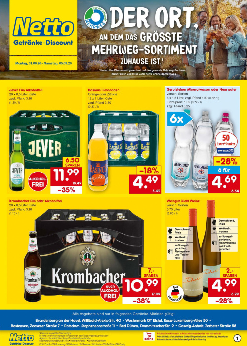 Getränkemarkt in deiner Nähe