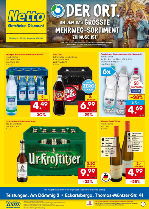 Getränkemarkt in deiner Nähe