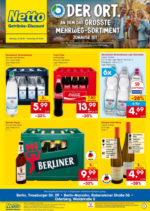 Getränkemarkt in deiner Nähe