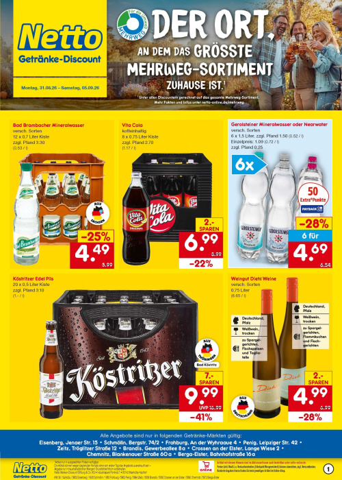 Getränkemarkt in deiner Nähe