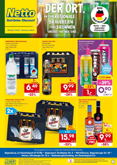 Getränkemarkt in deiner Nähe