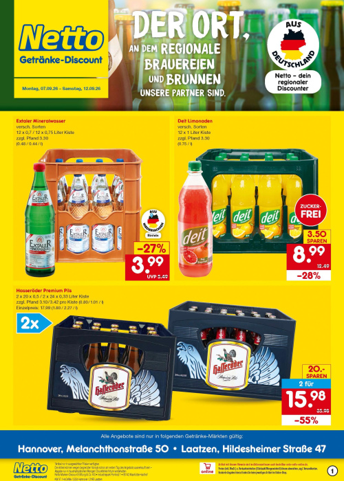 Getränkemarkt in deiner Nähe