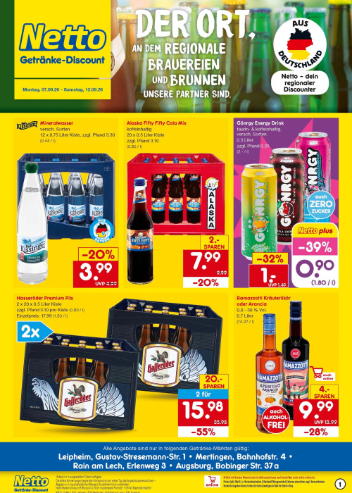 Getränkemarkt in deiner Nähe