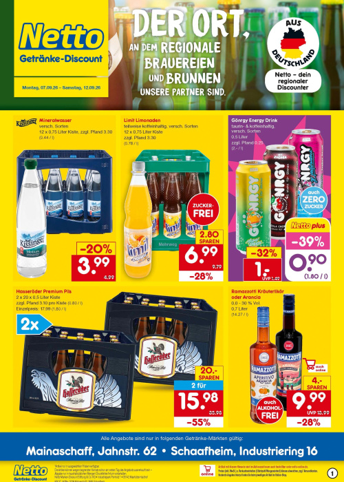 Getränkemarkt in deiner Nähe
