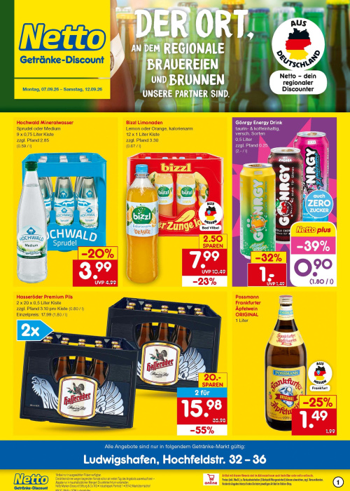 Getränkemarkt in deiner Nähe