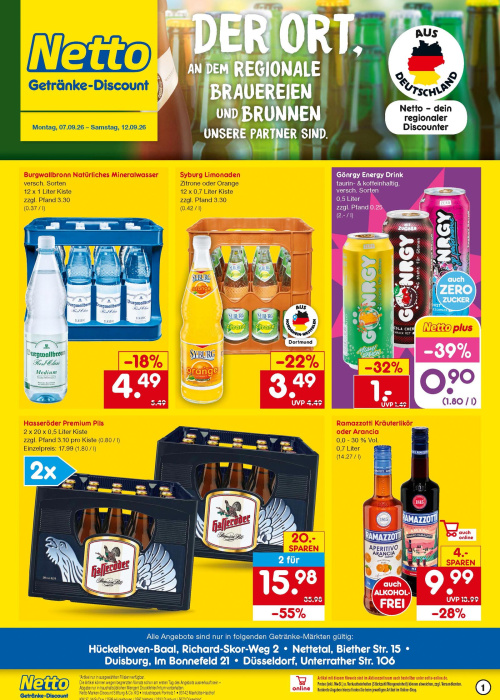 Getränkemarkt in deiner Nähe