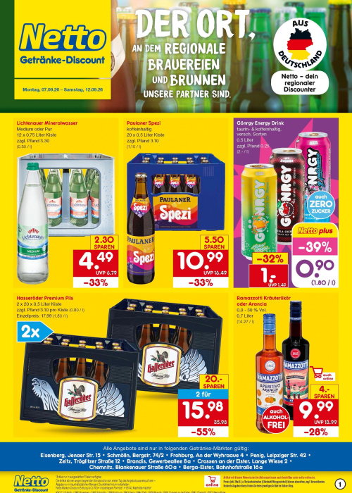 Getränkemarkt in deiner Nähe