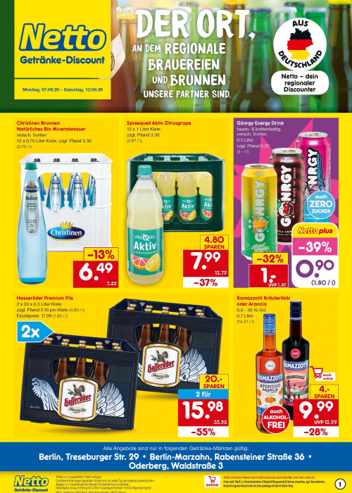 Getränkemarkt in deiner Nähe