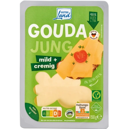 Gouda jung Scheiben
