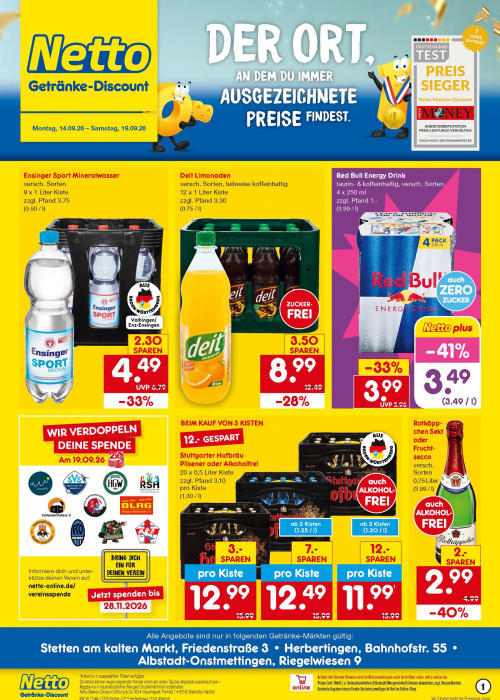 Getränkemarkt in deiner Nähe