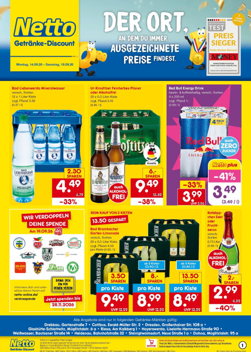 Getränkemarkt in deiner Nähe